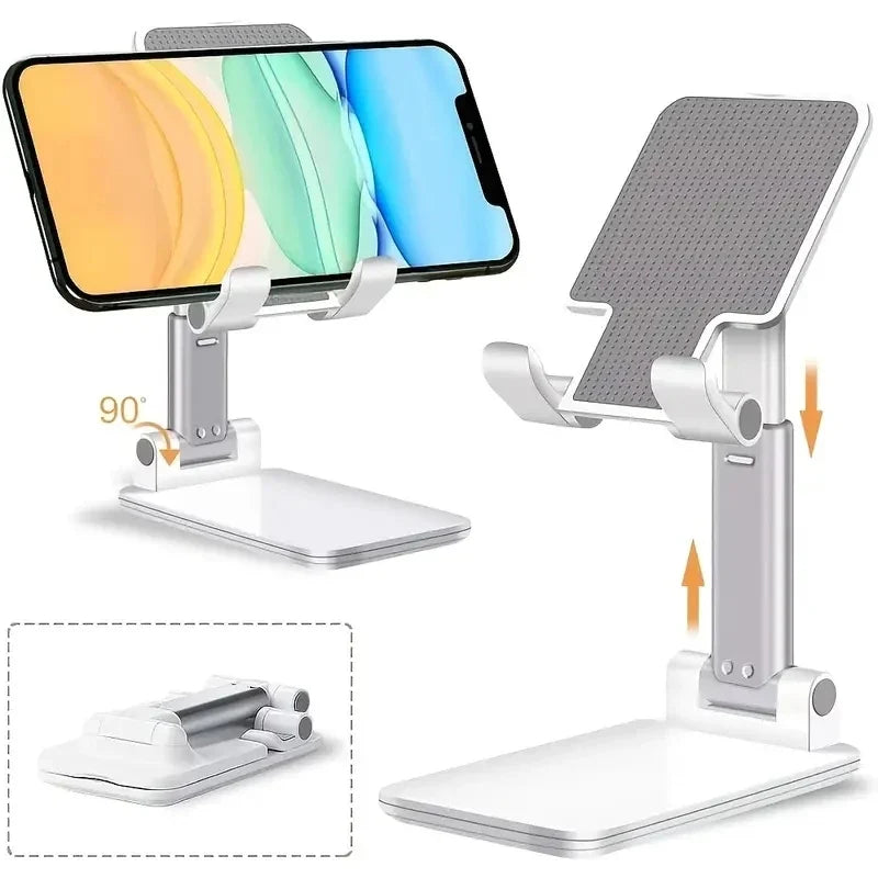 Adjustable Phone Desk Stand — Black or White